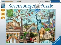 RAVENSBURGER 17118, RAVENSBURGER 17118 Puzzle 17118 Big City Collage 5000 Teile