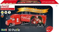 REVELL 01041, REVELL 01041 3D Puzzle Adventskalender Coca-Cola Truck