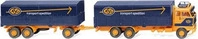 WIKING 043308, WIKING 043308 1:87 Pritschenh&auml;ngerzug (Volvo F89) "ASG"