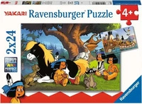 RAVENSBURGER 05577, RAVENSBURGER 05577 Kinderpuzzle Yakari und seine Freunde 2 x 24