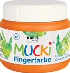 C.KREUL 23103, C.KREUL 23103 MUCKI Fingerfarbe Orange 150 ml, Grundpreis: &euro;