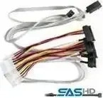 ADAPTEC 2280100-R, Adaptec ACK-I-HDmSAS-4SAS-SB-.8M 0,8 m Mehrfarbig