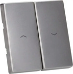 Jung ES2995P, JUNG ES2995P Wippe 2fach mit Pfeilsymbolen Serie LS Edelstahl