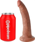 King Cock Naturdildo 7" mit Saugfu&szlig;