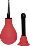 You2Toys Intimdusche mit 2 Aufs&auml;tzen und 220 ml Reservoir, 8-14 cm, Rot