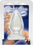 Crystal Gro&szlig;er transparenter Analplug mit stufenf&ouml;rmigem Design, 12,2 cm, &Oslash;...