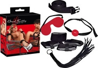 Bad Kitty 8-teiliges BDSM-Set mit weich gepolsterten Accessoires Red Giant