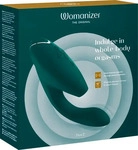 Womanizer Pulsator mit doppelter Stimulation Duo 2 Petrol 20,3 cm, gr&uuml;n