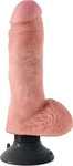King Cock Vibrator 8" Vibrating Cock with Balls, 24 cm -