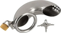 Fetish Collection Penisk&auml;fig Chastity Cage Long aus Edelstahl, 193 g