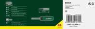 Bosch Professional 2607019504, Bosch Professional Bosch Schraubendreher Bitset