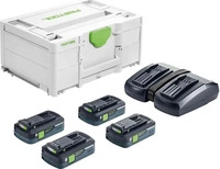 FESTOOL (15657) 577104, FESTOOL (15657) Festool Energie-Set SYS 18V 4x4,0/TCL 6 DUO