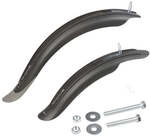 M-Wave Steckblech-Set MUD MAX 16-20 Kunststoff schwarz f&uuml;r Kinder/Faltr&auml;der