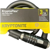 Kryptonite 3500480, Kryptonite KryptoFlex 1565 Combo Kabelschloss, 15mm x 65cm,