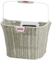 KLICKfix Fahrradkorb Structura Retrosteingrau 25x34x27 cm