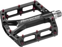 Reverse Pedal MTB Black One AL6061 40 Alu-Pins schwarz/rot
