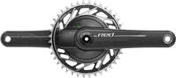 SRAM Kurbelgarnitur Quarq RED XPLR Wide 175 mm 40T - pr&auml;ziser Gravel-Leistungsmesser