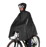 TATONKA Bike Poncho black Gr&ouml;&szlig;e L - wasserdichter Fahrrad-Poncho aus recyceltem