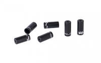 XLC Alu-Endkappen Schaltau&szlig;enh&uuml;. SH-X07 schwarz, Innen &Oslash; 4,0mm 50 St&uuml;ck/...