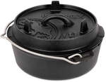 Petromax Feuertopf ft3 ohne F&uuml;&szlig;e, 1,6 l Gusseisen Dutch Oven, planem Boden, Deckel