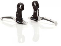 XLC Bremshebelset BL-V05 Alu, schwarz/silber,gummiert,f&uuml;r V-Brake
