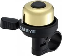 CATEYE Klingel Wind Bell PB-1000 Gold Gold - edle Fahrradklingel mit warmem...