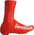 VeloToze &Uuml;berschuh lang S rot - wasserdichter Aero-&Uuml;berschuh f&uuml;r kalte Touren