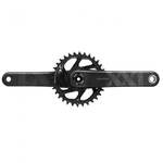 SRAM XX1 Eagle DUB Kurbelgarnitur 170 mm 34T Standard/FAT schwarz - Maximaler