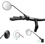 Krampe Fahrradspiegel KF1 35&deg; gro&szlig;e Au&szlig;enklemmung schwarz
