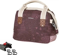 Basil 2179226631, Basil Lenkertasche Boheme City Bag fig red mit Rei&szlig;verschluss 8