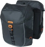 Basil 2179243870, Basil Doppelpacktasche Miles Tarpaulin schwarz orange 34x16x43cm