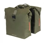 Basil Doppelpacktasche SoHo Nordlicht moosgr&uuml;n 31x13x37cm