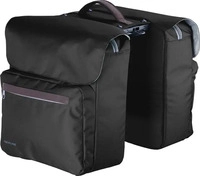Racktime 2179236902, Racktime System Doppeltasche Ture schwarz mit Snapit Adapter