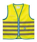 Wowow Sicherheitsweste Fun Jacket f&uuml;r Kinder gelb mit Refl Streifen L