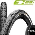 Continental Reifen Ride City 28x1.25 32-622 schwarz Reflex E-25 Draht - Drahtreifen