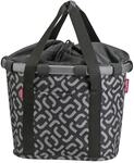 KLICKfix Fahrradkorb Bikebasket Reisenthel signature black 28x26x35 cm - Abnehmbare