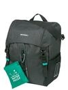 Basil Seitentasche Discovery 365D Single schwarz melee 30x17x36 cm 20l