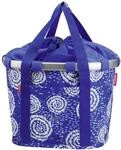 KLICKfix Fahrradkorb Reisenthel Bikebasket Batikstrong Blue 26x35x28 cm