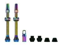 Muc-Off Tubeless Ventil Kit V2 44 mm Iridescent - Universal f&uuml;r MTB & Rennrad