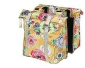 Basil Doppeltasche Bloom Field honey yellow 30x15x33 cm 35l - Doppelpacktasche