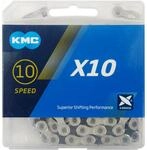 KMC X10 10s Kette 122 Glieder silber-schwarz - leicht laufende 10-fach Schaltung