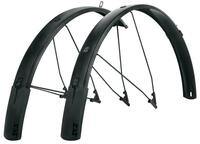 SKS Bluemels Style 28 Schutzblech-Set - 65 mm breit f&uuml;r 27 5-29 R&auml;der schwarz matt