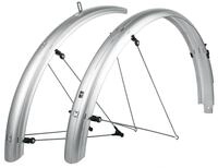 SKS Bluemels Basic 28 Schutzblech-Set - 65 mm silber robuste Sandwichkonstruktion