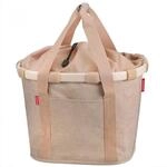 KLICKfix Fahrradkorb Fahrradtasche Bikebasket Reisenthel twist coffee 28x26x35...