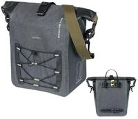 Basil Einzelpacktasche Navigator Storm M schwarz 34x28x17cm12 bis 15l Hook-On