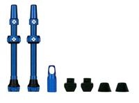 Muc-Off Tubeless Ventile V2 Universal 44 mm Blau - Flugzeugaluminium f&uuml;r MTB &