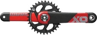 SRAM 421000056, SRAM X01 All Downhill DUB Kurbelgarnitur 170 mm rot - maximale