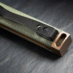 B&ouml;ker 01BO391, B&ouml;ker Plus Kaizen Taschenmesser Green Canvas Micarta -