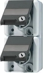 Jung E2A4E, Jung WG800 Wandsteckdosenbox (WCD-Schaltanlage) (Europ&auml;ische Steckdose)