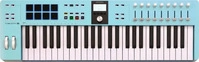 ARTURIA 92-90138, ARTURIA KeyLab Essential MK3 49 - Aquamarine